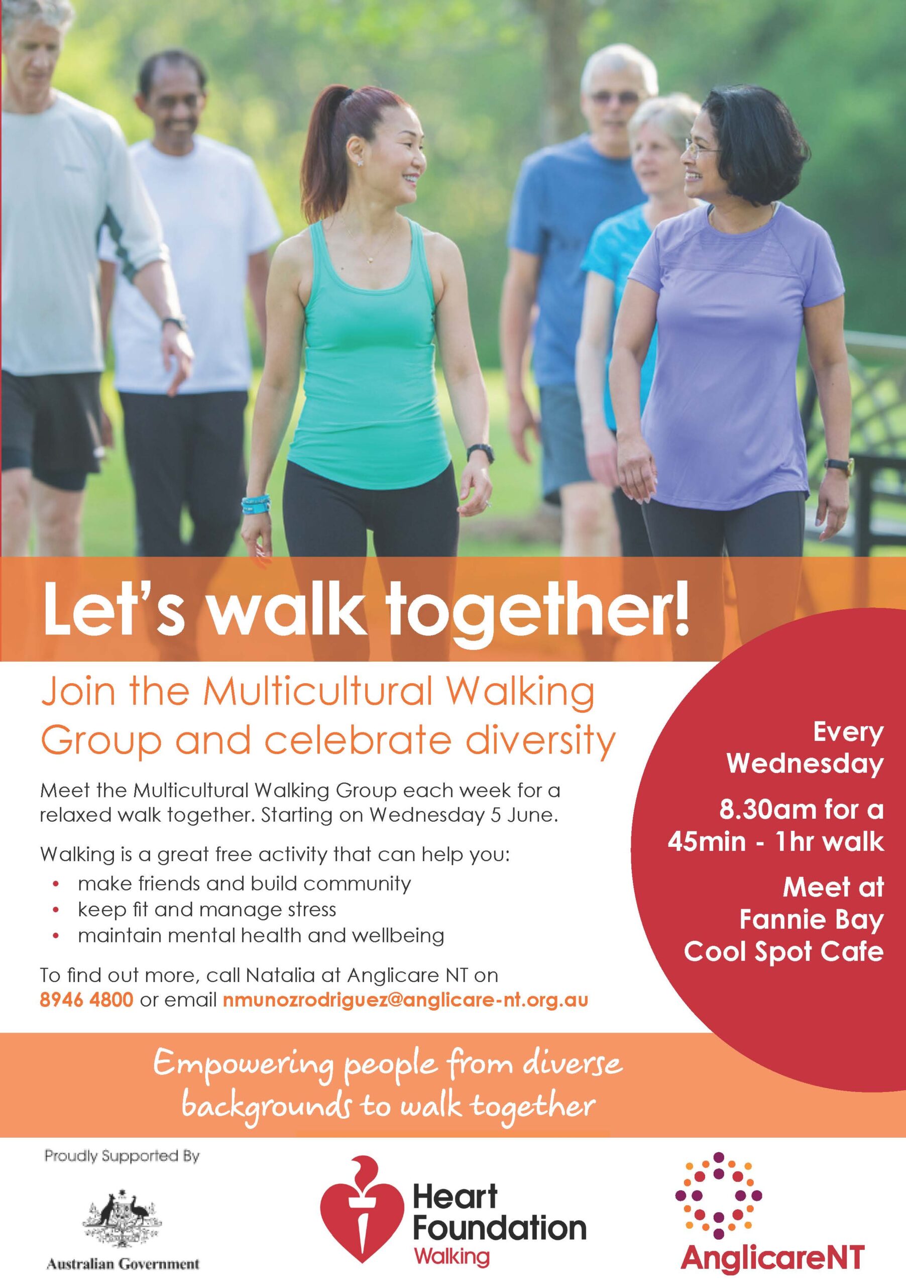 Multicultural Walking Group - Anglicare NT